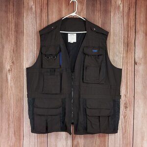 Tenba Mens Size 4XL Professional Photo Vest Dark Brown Vented Outdoor